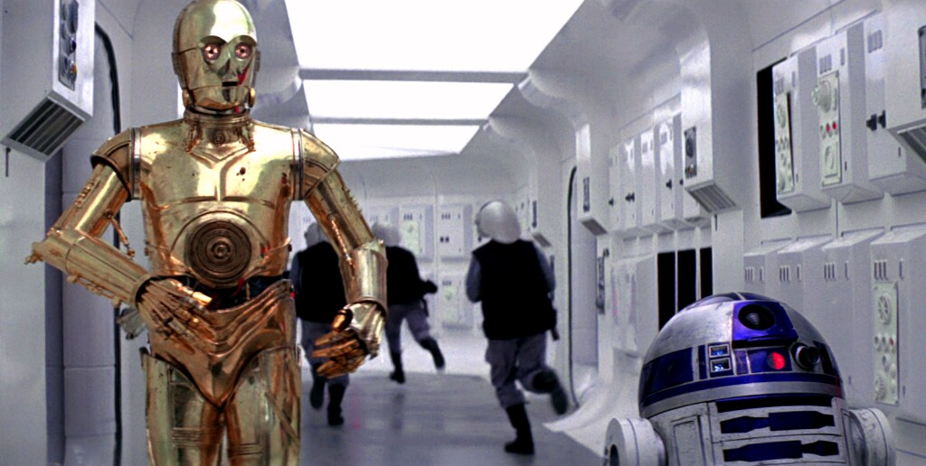 High Quality R2D2 & C3P0 Blank Meme Template