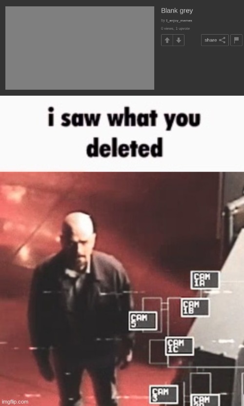 image tagged in i saw what you deleted | made w/ Imgflip meme maker