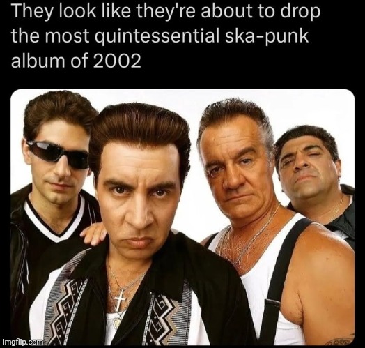They are characters from The Sopranos btw | made w/ Imgflip meme maker