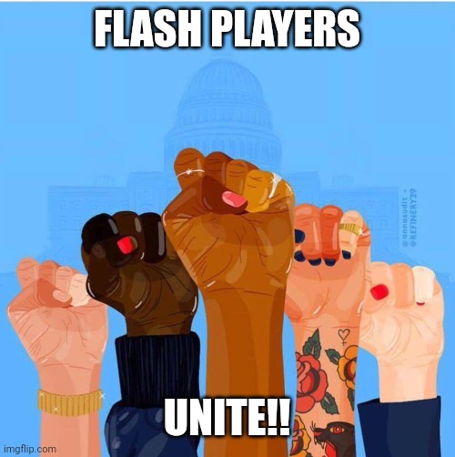 Women United | FLASH PLAYERS UNITE!! | image tagged in women united | made w/ Imgflip meme maker