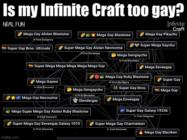 Is my Infinite Craft too gay? | made w/ Imgflip meme maker