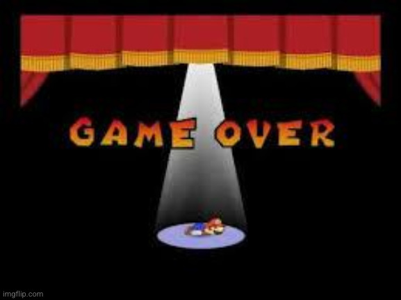 smh | image tagged in paper mario game over | made w/ Imgflip meme maker