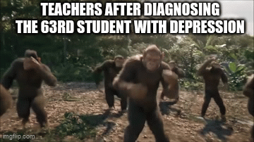 Depressions starts at 8:00 - Imgflip