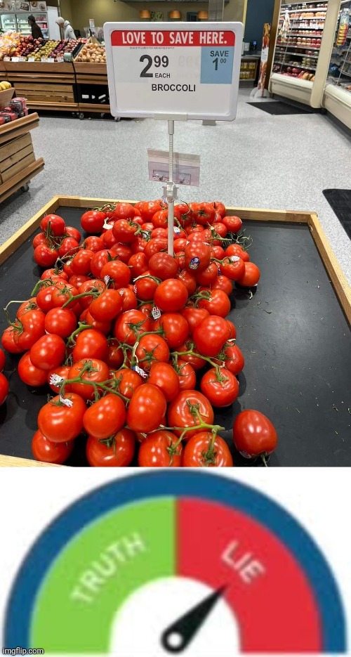 "Broccoli" | image tagged in incorrect buzzer,broccoli,tomatoes,tomato,you had one job,memes | made w/ Imgflip meme maker