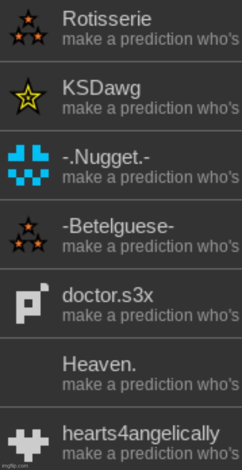 PREDICT WHAT!?!? | made w/ Imgflip meme maker