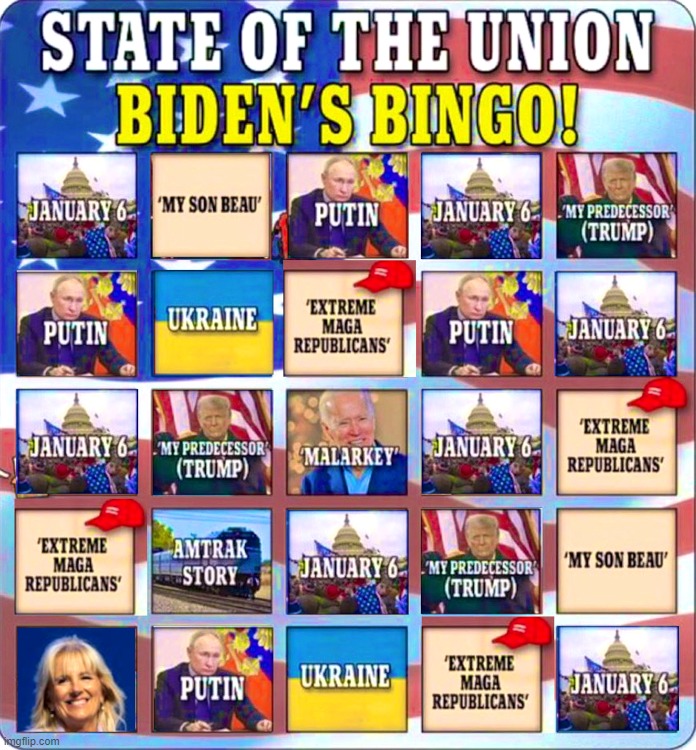 Joe's SOTU preview | image tagged in state of the union,biden,democrats,trump,government corruption,putin | made w/ Imgflip meme maker