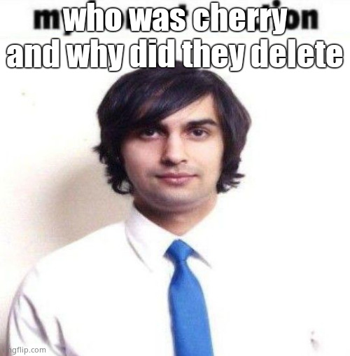 my honest reaction | who was cherry and why did they delete | image tagged in my honest reaction | made w/ Imgflip meme maker