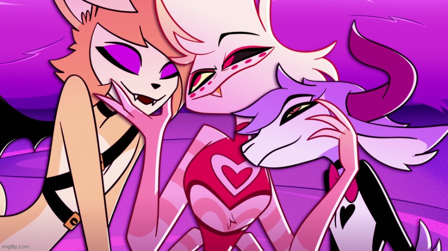 image tagged in angel dust and femboys | made w/ Imgflip meme maker