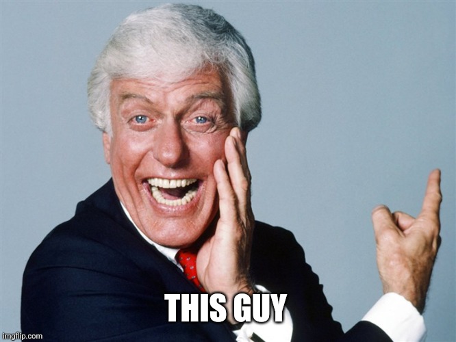 laughing dick van dyke | THIS GUY | image tagged in laughing dick van dyke | made w/ Imgflip meme maker