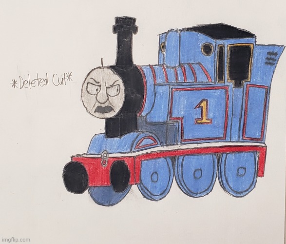Failed Intro (Dialogue in comments) | image tagged in thomas the tank engine,drawing | made w/ Imgflip meme maker