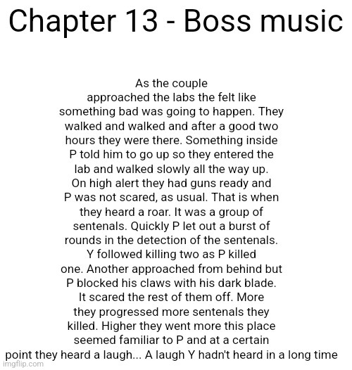 Chapter 12 - Boss music | image tagged in psb | made w/ Imgflip meme maker