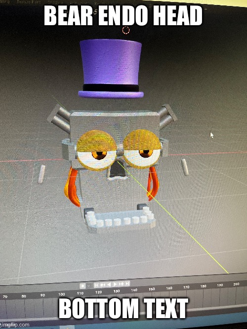 I will show the rest when I want to | BEAR ENDO HEAD; BOTTOM TEXT | made w/ Imgflip meme maker
