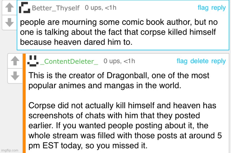 There is no way he killed himself in the time I saw those posts and the time I posted the dragon ball post | made w/ Imgflip meme maker