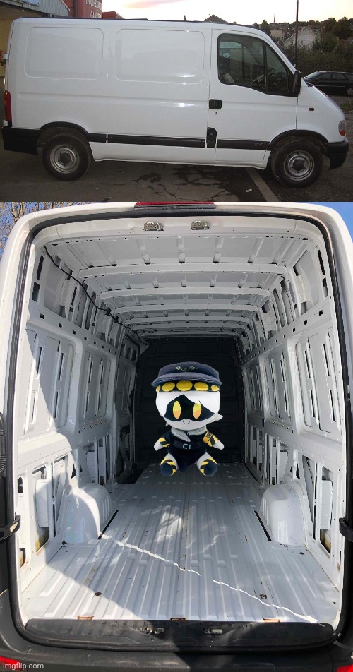 image tagged in blank white van,inside white van | made w/ Imgflip meme maker