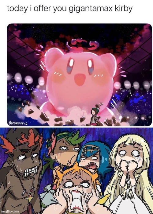 We all gonna die! | image tagged in funny,kirby | made w/ Imgflip meme maker