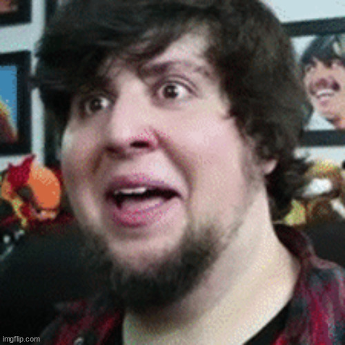 Shocked JonTron | image tagged in shocked jontron | made w/ Imgflip meme maker