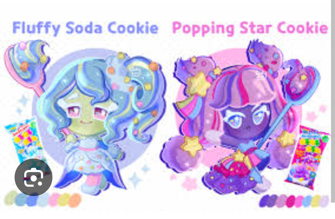 High Quality Fluffy Soda Cookie Popping Star Cookie Fanchild Blank Meme Template