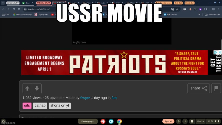 assdaasddas | USSR MOVIE | image tagged in moive | made w/ Imgflip meme maker
