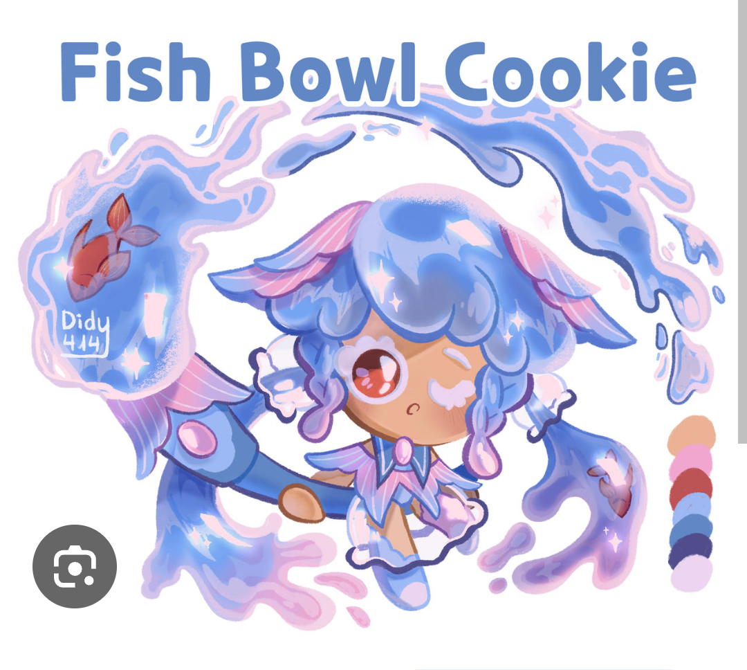Fish Bowl Cookie Fanchild Blank Meme Template