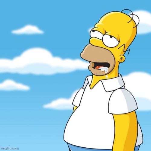 Homer Simpson Drooling Mmm Meme | image tagged in homer simpson drooling mmm meme | made w/ Imgflip meme maker
