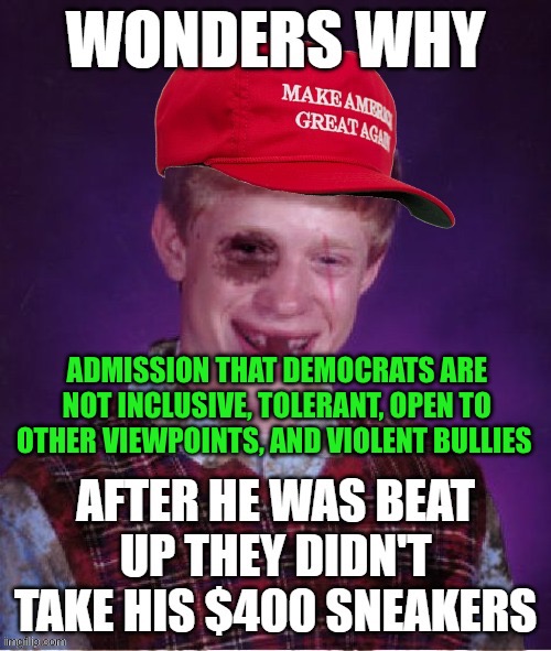 Democrats exposed | ADMISSION THAT DEMOCRATS ARE NOT INCLUSIVE, TOLERANT, OPEN TO OTHER VIEWPOINTS, AND VIOLENT BULLIES | image tagged in gifs,democrats,intolerance,bullies,hypocrites | made w/ Imgflip meme maker