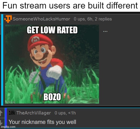 5 year olds in disguise bro | Fun stream users are built different | made w/ Imgflip meme maker