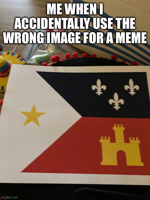 Iwrong image | ME WHEN I ACCIDENTALLY USE THE WRONG IMAGE FOR A MEME | image tagged in when you,use the,wrong image,for a,meme | made w/ Imgflip meme maker