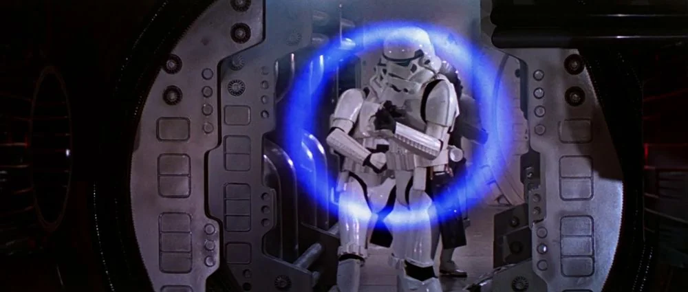 stormtrooper stun blaster Blank Meme Template