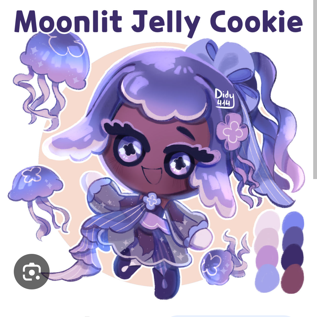 High Quality Moonlit Jelly Cookie Fanchild Blank Meme Template
