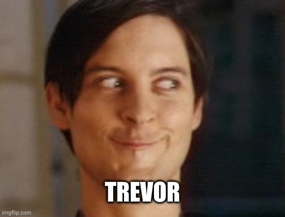 Spiderman Peter Parker Meme | TREVOR | image tagged in memes,spiderman peter parker | made w/ Imgflip meme maker