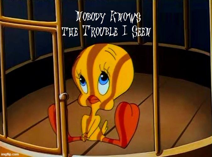 I Tawt I Taw a Puddy Tat | image tagged in vince vance,tweety bird,tweety and sylvester,cartoons,comics,nobody knows | made w/ Imgflip meme maker