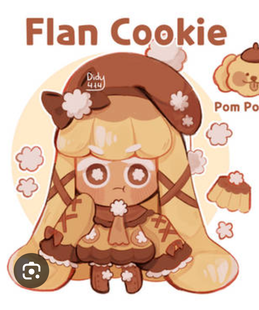 High Quality Flan Cookie Fanchild Blank Meme Template