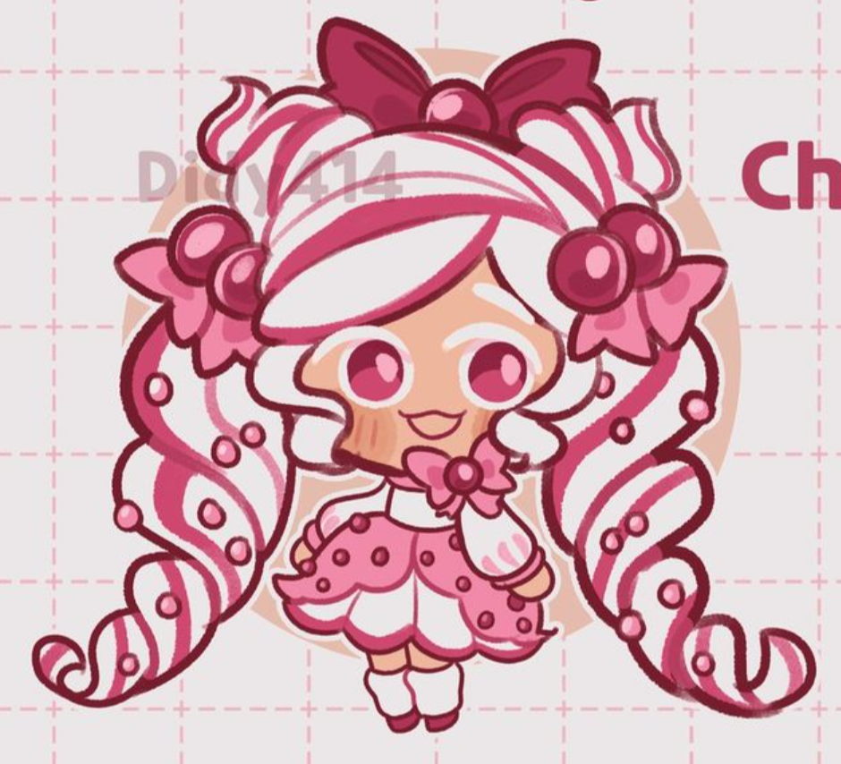 Cherry Cream Cookie Fanchild Blank Meme Template