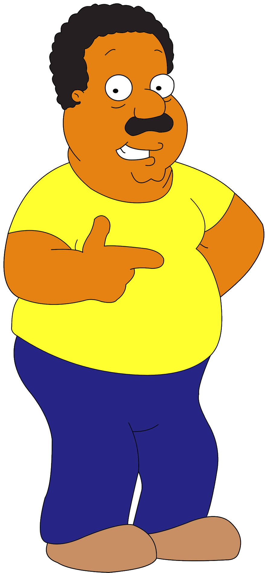 Cleveland Brown Pose by Markendria on DeviantArt Blank Meme Template