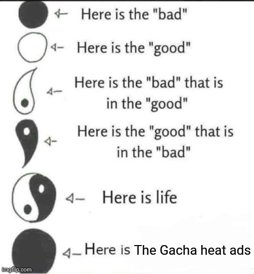 Gacha Heat ads should belong to the dumpster. | The Gacha heat ads | image tagged in here is the bad,gacha heat,ads,cringe,trash,memes | made w/ Imgflip meme maker
