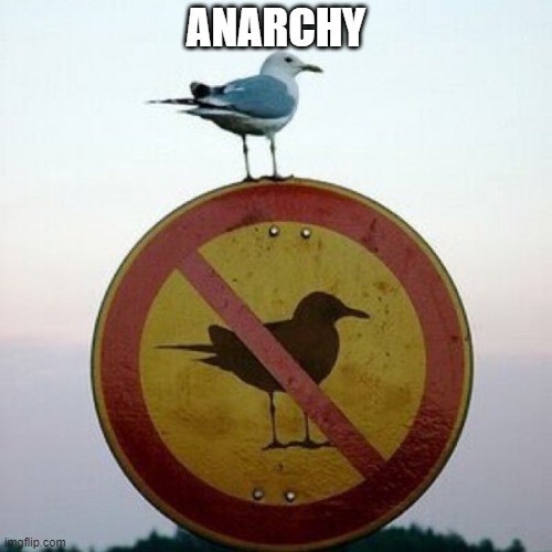 Anarchy | ANARCHY | image tagged in anarchy | made w/ Imgflip meme maker