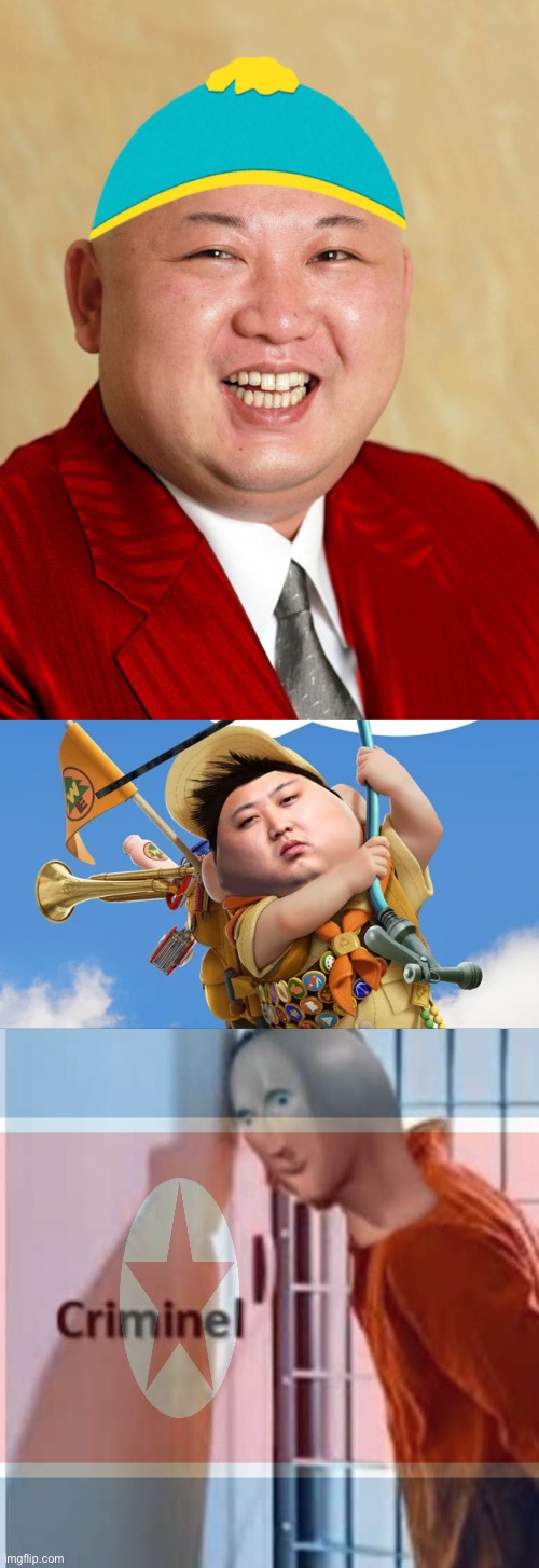 WE GETTIN BANNED FROM NK WITH THIS ONE ????️?️?️?? | image tagged in criminel,kim jong un,north korea | made w/ Imgflip meme maker