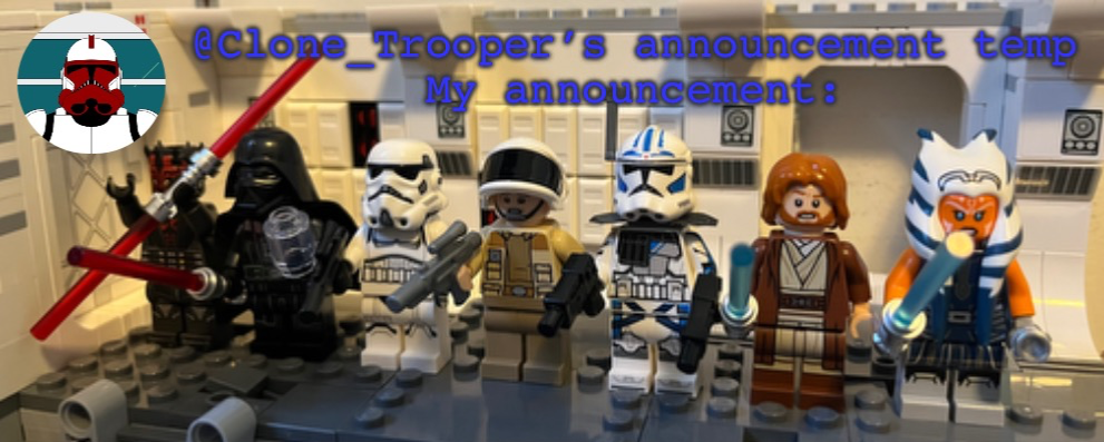 Clone_Trooper’s Lego announcement temp Blank Meme Template