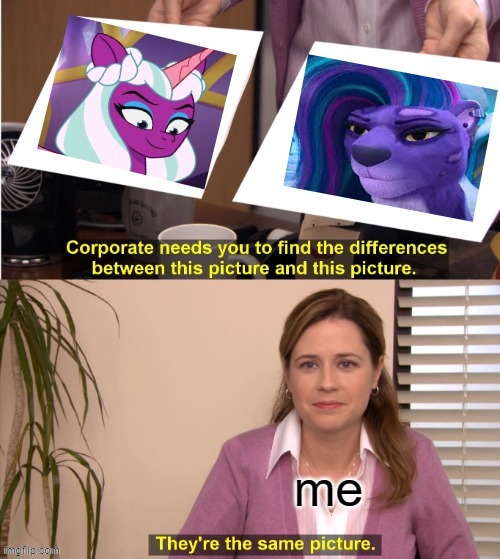 my thoughts after chapter 6 tho | image tagged in they're the same picture,mlp,mlpg5,g5,ohio,skibidirizz | made w/ Imgflip meme maker