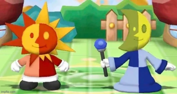 nintendo did sundrop and moondrop first | made w/ Imgflip meme maker