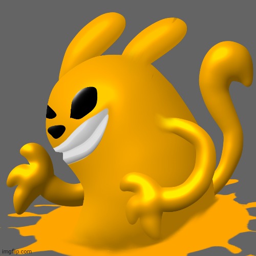 Drew the monk slugcat from rain world as a de blob character | made w/ Imgflip meme maker