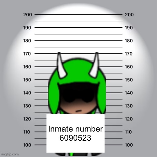 News: Inkmatas has been arrested for allegedly stealing a power glove | Inmate number
6090523 | image tagged in mugshot | made w/ Imgflip meme maker