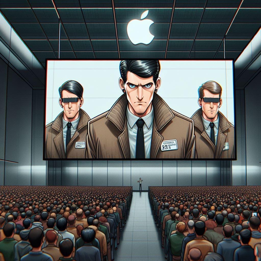 Macintosh under an AI filter Blank Meme Template