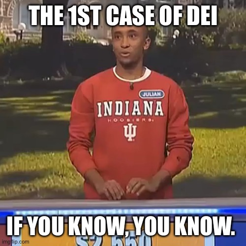 DEI | THE 1ST CASE OF DEI; IF YOU KNOW, YOU KNOW. | image tagged in wheel of fortune | made w/ Imgflip meme maker