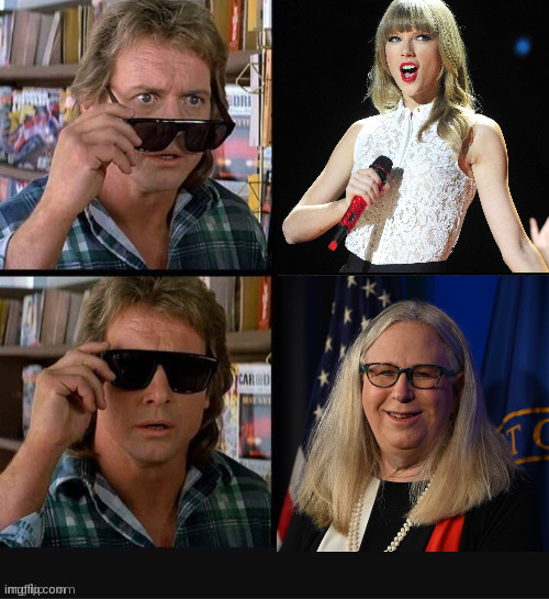 they/them live | image tagged in they live roddy piper sunglasses 1 | made w/ Imgflip meme maker