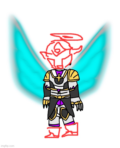 originally Splendor was going to have a helmet and boots but he looked too much like Supernova so i scrapped it | image tagged in splendor imgflip-bossfights | made w/ Imgflip meme maker