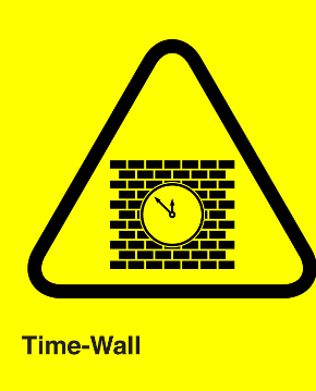 SCP Warning Time Wall Label Blank Meme Template