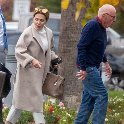 High Quality Rupert Murdoch, 92, engaged for 6th time, to Elena Zhukova, 67 Blank Meme Template