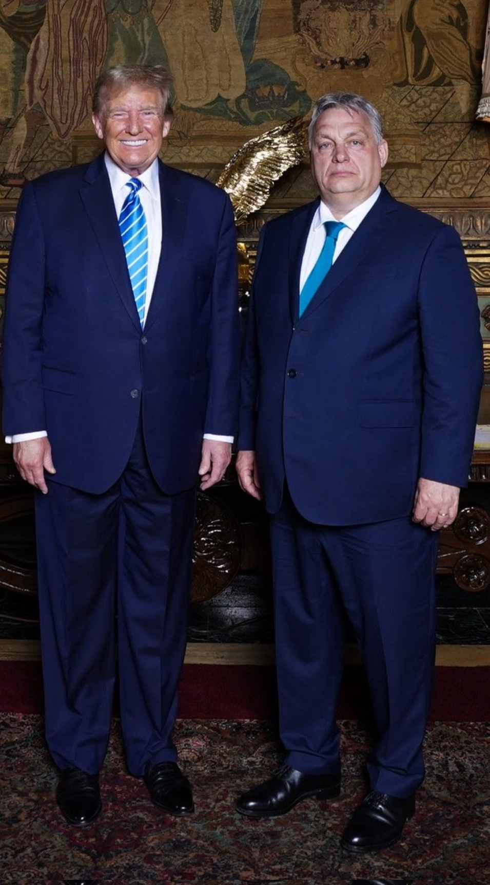 Trump and Orban Blank Meme Template