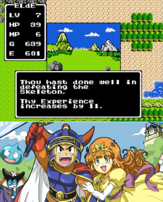 Dragon Quest Level Up Blank Meme Template